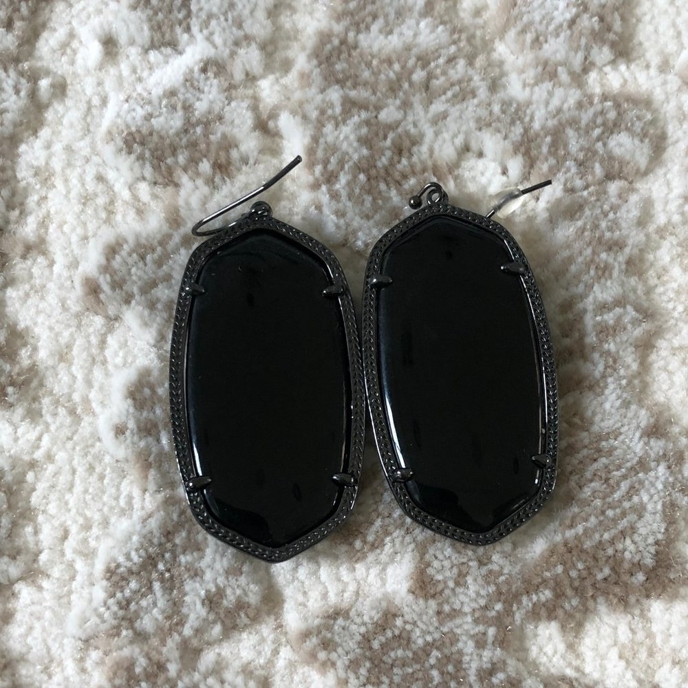 All Black Kendra Scott Earrings